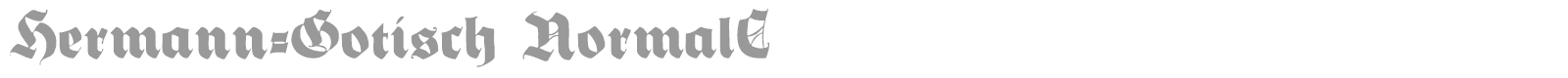 Hermann-Gotisch NormalC font preview